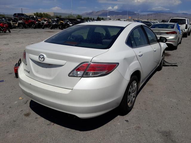 1YVHZ8BH8B5M03136 - 2011 MAZDA 6 I WHITE photo 4