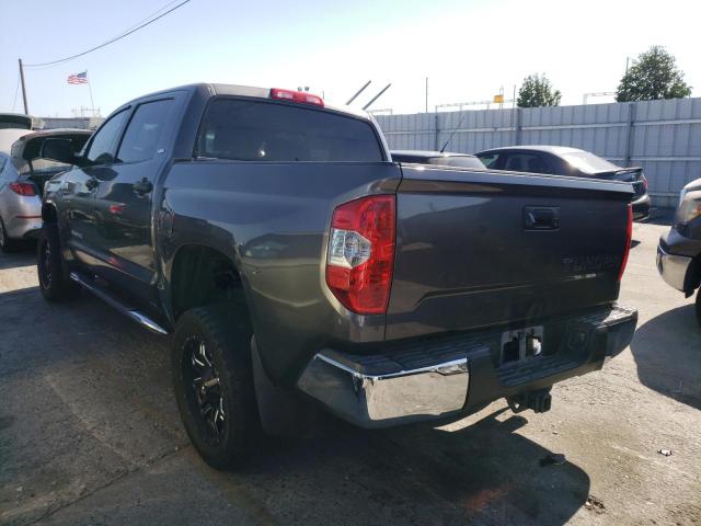 5TFEY5F19EX159853 - 2014 TOYOTA TUNDRA CRE GRAY photo 3