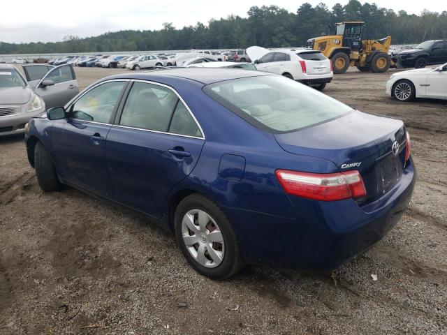 4T1BE46K57U124726 - 2007 TOYOTA CAMRY CE BLUE photo 3