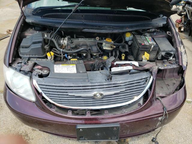 2C4GP54L74R506884 - 2004 CHRYSLER TOWN & COU BURGUNDY photo 7