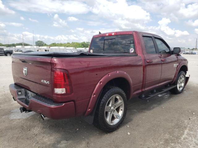 1C6RR7HT8HS589116 - 2017 RAM 1500 SPORT MAROON photo 4