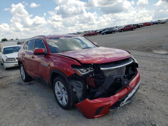 1V2BC2CA3MC203242 - 2021 VOLKSWAGEN ATLAS CROS Красный фото 1