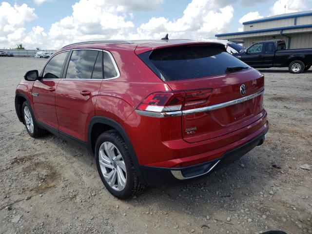 1V2BC2CA3MC203242 - 2021 VOLKSWAGEN ATLAS CROS Красный фото 3