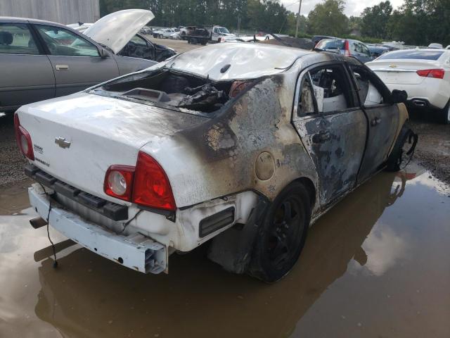 1G1ZC5EB2A4120519 - 2010 CHEVROLET MALIBU 1LT WHITE photo 4