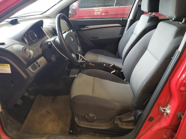 KL1TD6DE5AB059486 - 2010 CHEVROLET AVEO LS 红色 照片 5