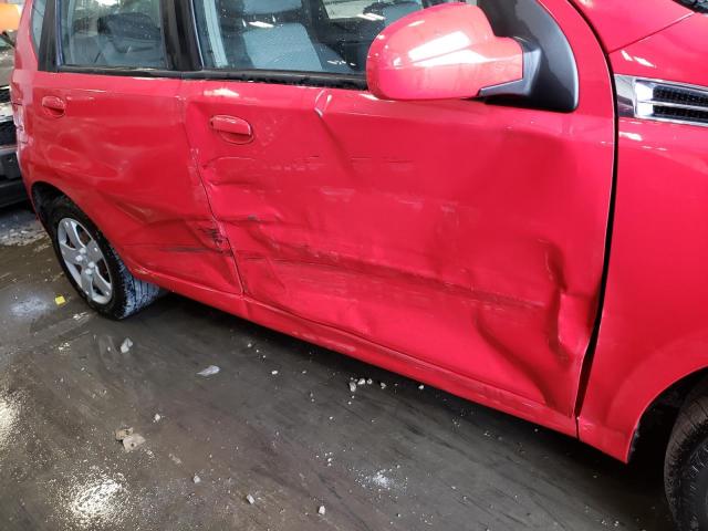 KL1TD6DE5AB059486 - 2010 CHEVROLET AVEO LS 红色 照片 9