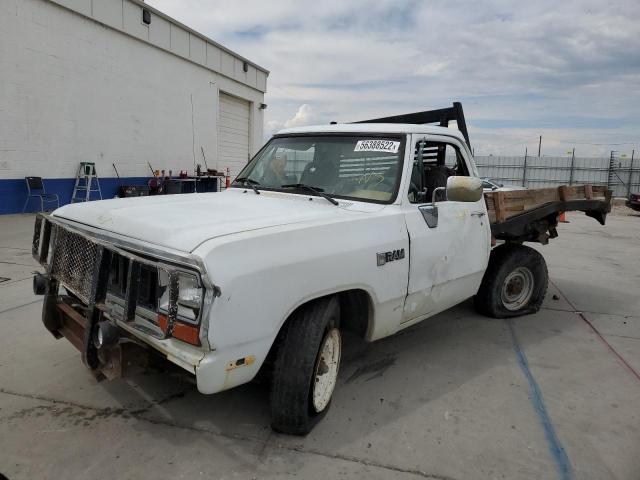 1B7KD2453JS780421 - 1988 DODGE D-SERIES D WHITE photo 2