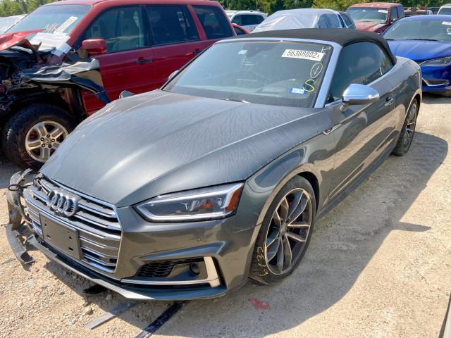 WAU24GF53JN021497 - 2018 AUDI S5 PRESTIG GRAY photo 2