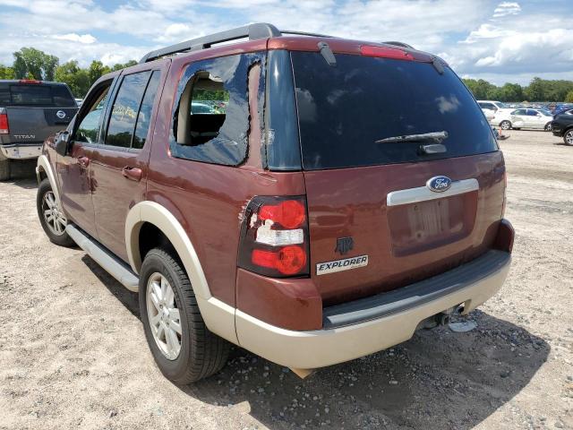 1FMEU6EE6AUA87037 - 2010 FORD EXPLORER E BURGUNDY photo 3