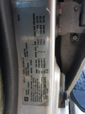 1GCJSDDE2A8133468 - 2010 CHEVROLET COLORADO L SILVER photo 10