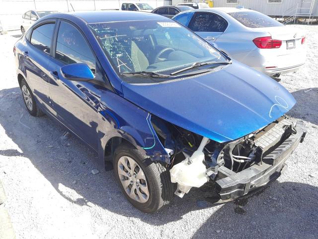 KMHCT4AE9GU071900 - 2016 HYUNDAI ACCENT SE BLUE photo 1