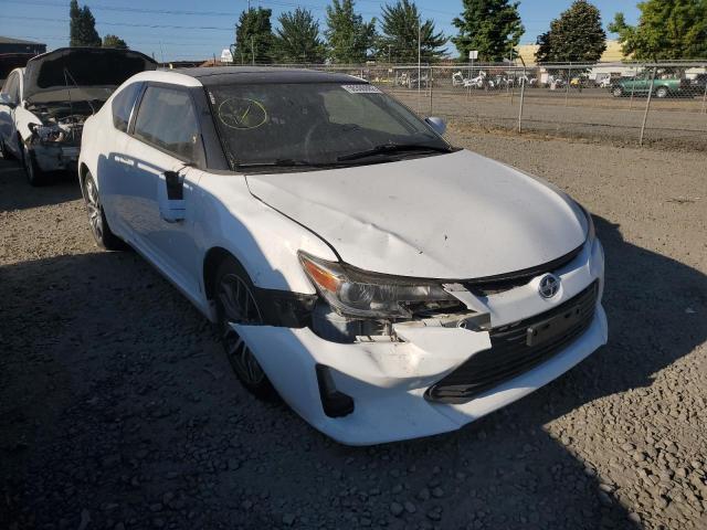 JTKJF5C79E3088246 - 2014 TOYOTA SCION TC WHITE photo 1