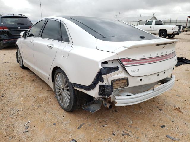 3LN6L5E99HR603543 - 2017 LINCOLN MKZ RESERV WHITE photo 3