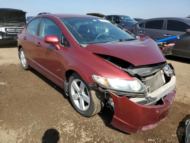 19XFA1F67AE010817 - 2010 HONDA CIVIC LX-S მუქწითელი ფოტო 1