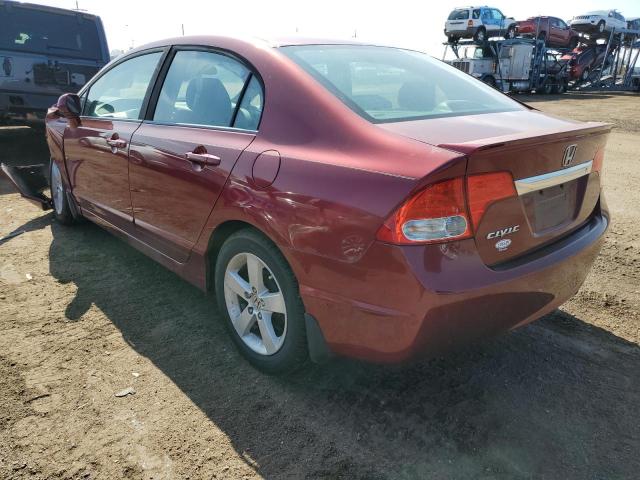 19XFA1F67AE010817 - 2010 HONDA CIVIC LX-S მუქწითელი ფოტო 3