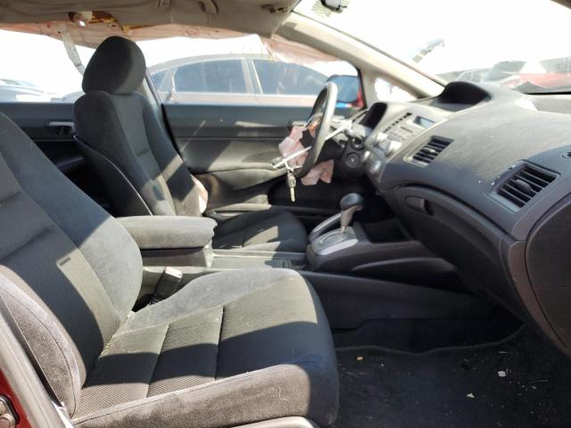 19XFA1F67AE010817 - 2010 HONDA CIVIC LX-S მუქწითელი ფოტო 5