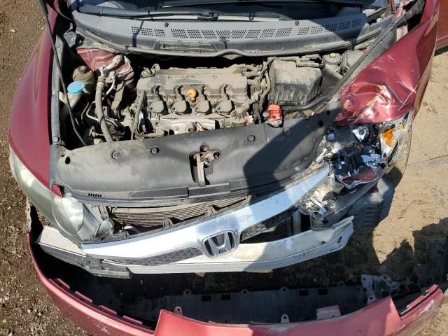 19XFA1F67AE010817 - 2010 HONDA CIVIC LX-S მუქწითელი ფოტო 7