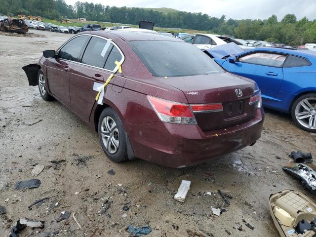 1HGCP2F33BA156148 - 2011 HONDA ACCORD LX BURGUNDY photo 3