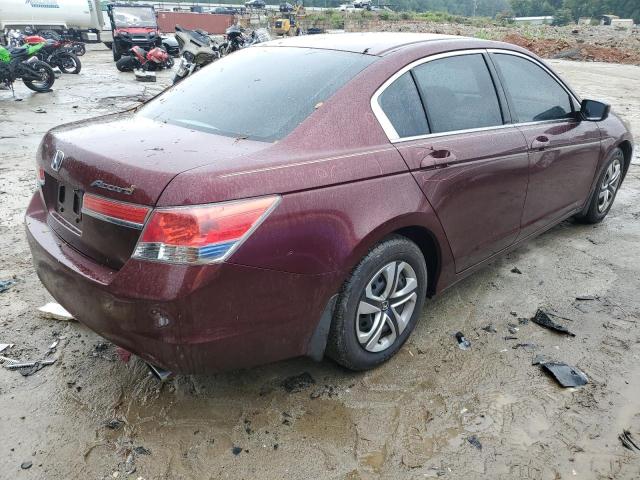 1HGCP2F33BA156148 - 2011 HONDA ACCORD LX BURGUNDY photo 4