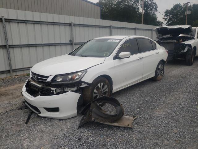 1HGCR2F33DA068715 - 2013 HONDA ACCORD LX WHITE photo 2