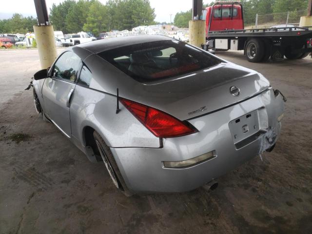 JN1AZ34D34T153522 - 2004 NISSAN 350Z COUPE SILVER photo 3