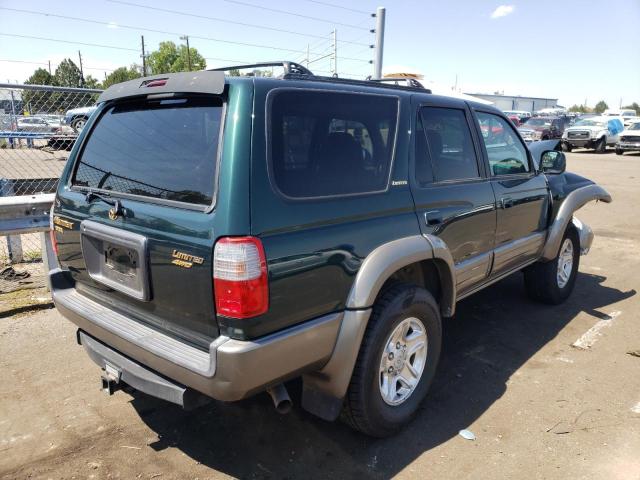 JT3HN87R8Y0273162 - 2000 TOYOTA 4RUNNER LI GREEN photo 4