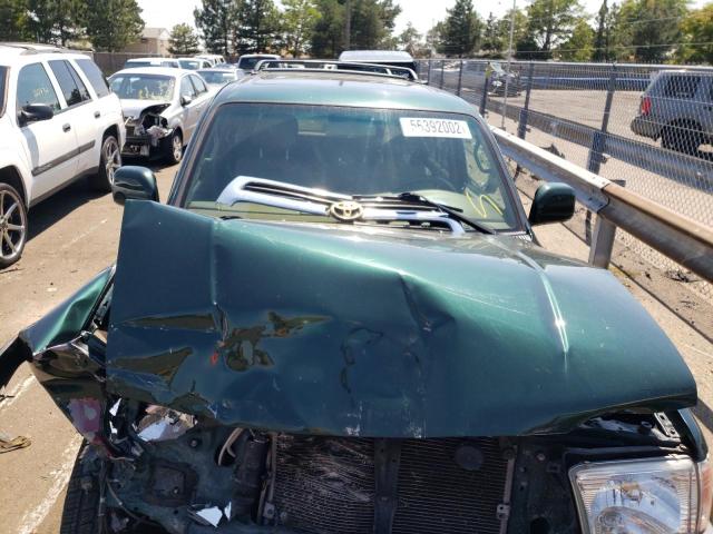 JT3HN87R8Y0273162 - 2000 TOYOTA 4RUNNER LI GREEN photo 7