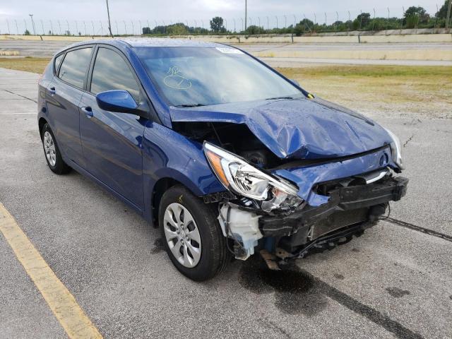 KMHCT5AE0GU288239 - 2016 HYUNDAI ACCENT SE BLUE photo 1