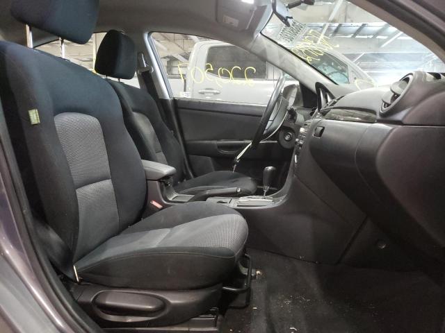 JM1BK32G481157356 - 2008 MAZDA 3 I GRAY photo 5