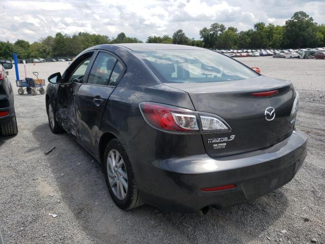 JM1BL1V76C1532993 - 2012 MAZDA 3 I CHARCOAL photo 3