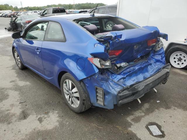 KNAFU6A24D5678757 - 2013 KIA FORTE EX BLUE photo 3