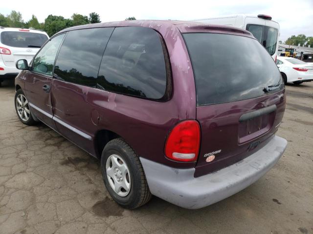 2B4GP25R4WR597761 - 1998 DODGE CARAVAN MAROON photo 3