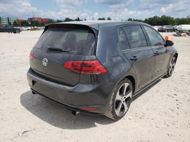 3VW4T7AU0HM072731 - 2017 VOLKSWAGEN GTI S GRAY photo 4