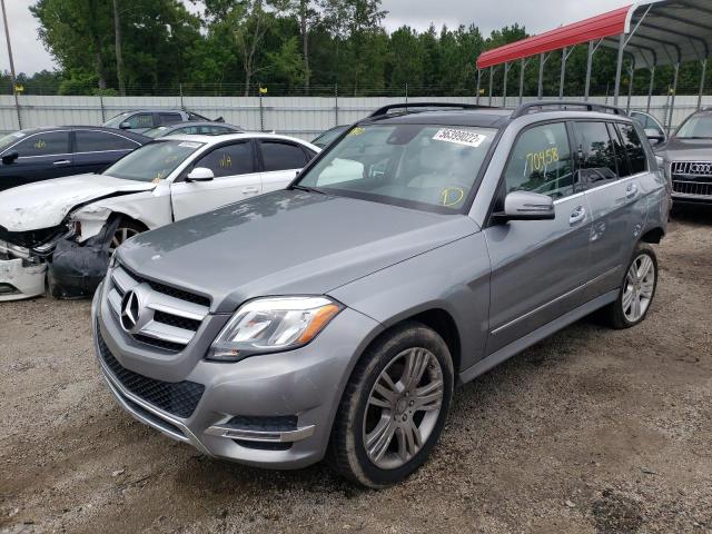 WDCGG8JB3FG440281 - 2015 MERCEDES-BENZ GLK 350 4M SILVER photo 2