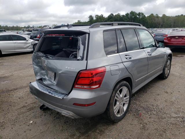 WDCGG8JB3FG440281 - 2015 MERCEDES-BENZ GLK 350 4M SILVER photo 4