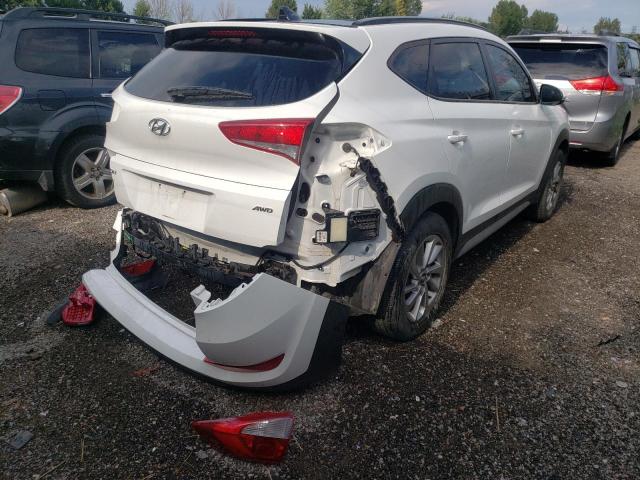 KM8J3CA47JU635933 - 2018 HYUNDAI TUCSON SEL WHITE photo 4