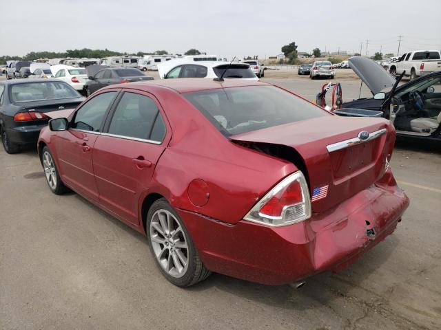 3FAHP08129R184971 - 2009 FORD FUSION SEL RED photo 3