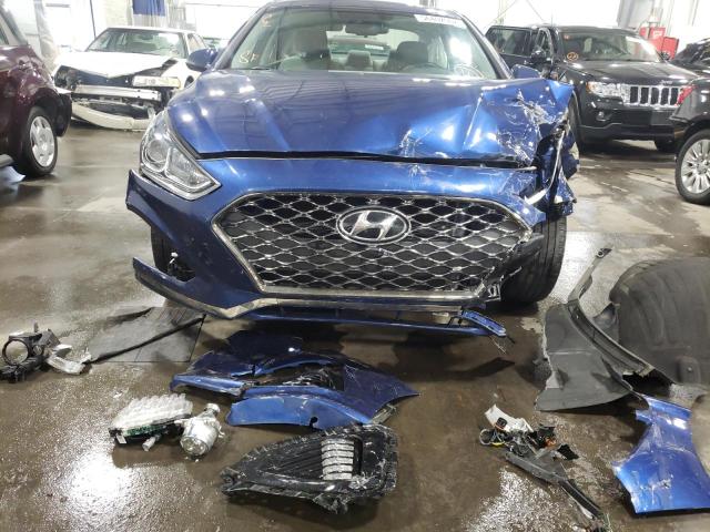 5NPE34AF8KH760545 - 2019 HYUNDAI SONATA LIM BLUE photo 9