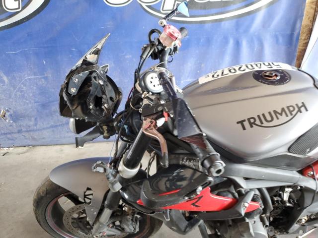 SMTL03NE8FT667300 - 2015 TRIUMPH MOTORCYCLE STREET TRI GRAY photo 9