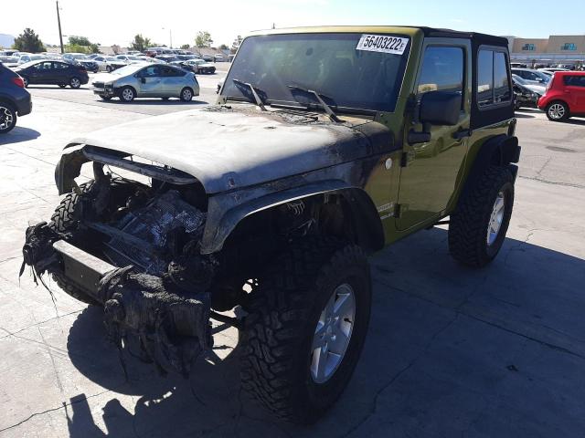 1J4AA2D10AL226386 - 2010 JEEP WRANGLER S GREEN photo 2