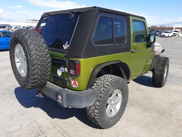 1J4AA2D10AL226386 - 2010 JEEP WRANGLER S GREEN photo 4