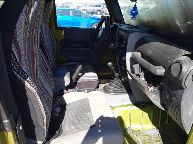 1J4AA2D10AL226386 - 2010 JEEP WRANGLER S GREEN photo 5