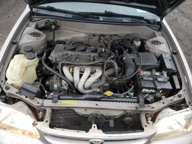 2T1BR12E7YC349851 - 2000 TOYOTA COROLLA VE SILVER photo 7