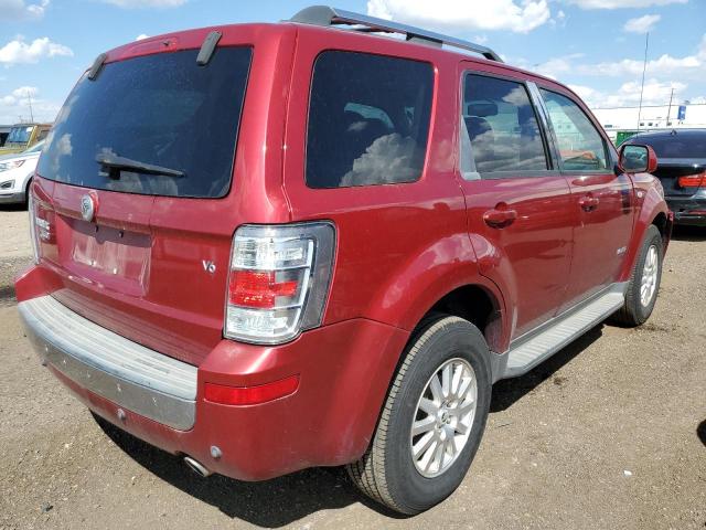 4M2CU87108KJ01192 - 2008 MERCURY MARINER PR RED photo 4