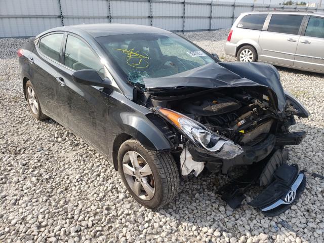 5NPDH4AE2DH403692 - 2013 HYUNDAI ELANTRA BLACK photo 1