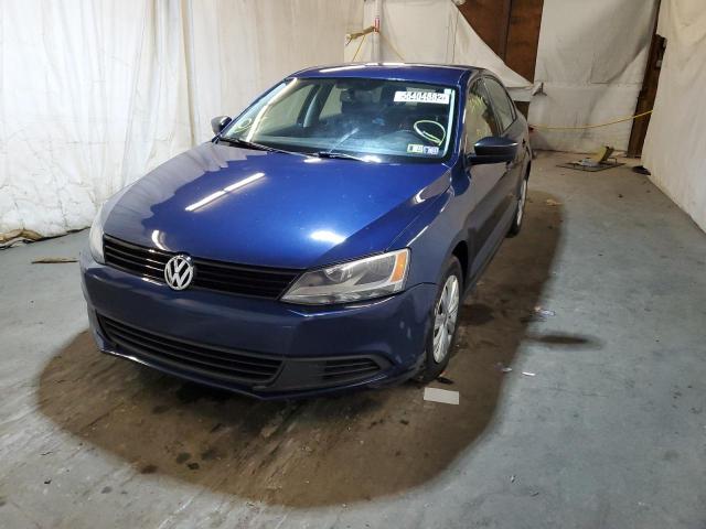 3VW2K7AJ0EM334355 - 2014 VOLKSWAGEN JETTA BASE 蓝色 照片 2