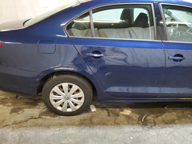 3VW2K7AJ0EM334355 - 2014 VOLKSWAGEN JETTA BASE 蓝色 照片 9