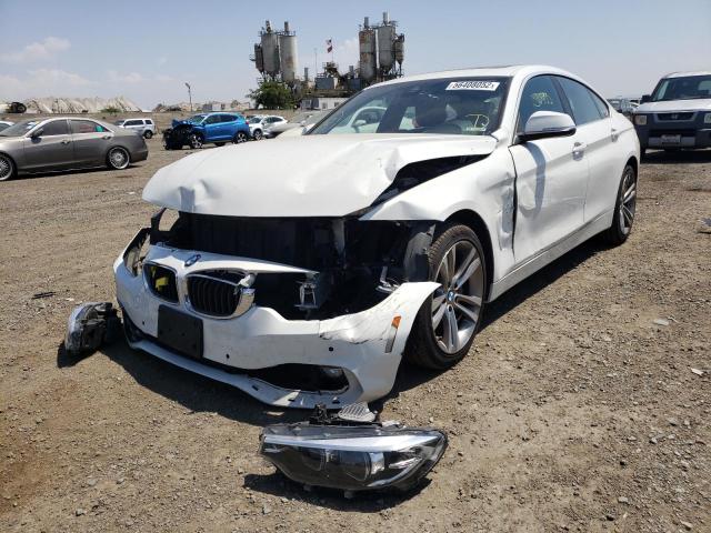 WBA4J7C54KBM76528 - 2019 BMW 440XI GRAN WHITE photo 2