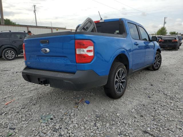 3FTTW8E39NRA42686 - 2022 FORD MAVERICK X BLUE photo 4