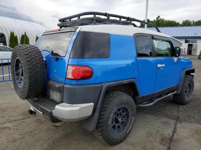 JTEBU11F470035362 - 2007 TOYOTA FJ CRUISER BLUE photo 4